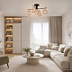 потолочный светильник escada celeste 120007/5r black/amber es0000080