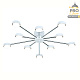 потолочная люстра escada luminix 120008/10r white/chrome es0000097