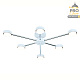 потолочный светильник escada luminix 120008/6r white/chrome es0000095