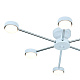потолочный светильник escada luminix 120008/6r white/chrome es0000095