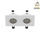 встраиваемый светильник maytoni technical atom dl024-2-02w-1(n)