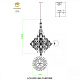 подвесной светильник ilamp louvre 999 chrome